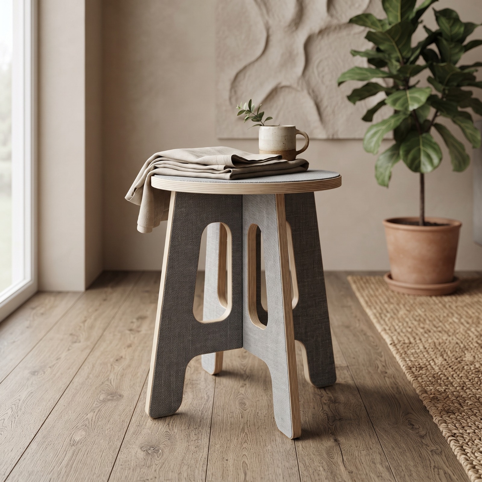 Mesa lateral em MDF revestido