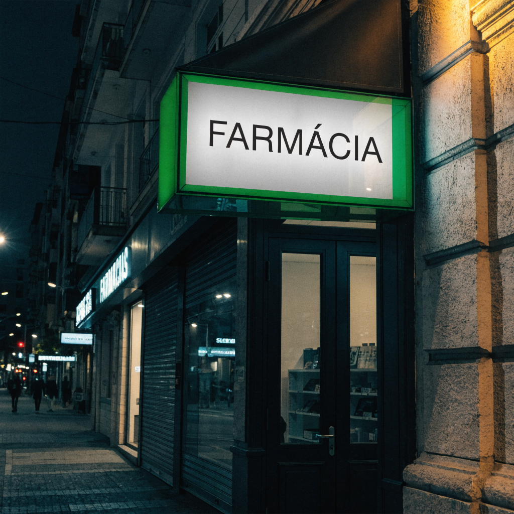 Painel externo luminoso para comércio