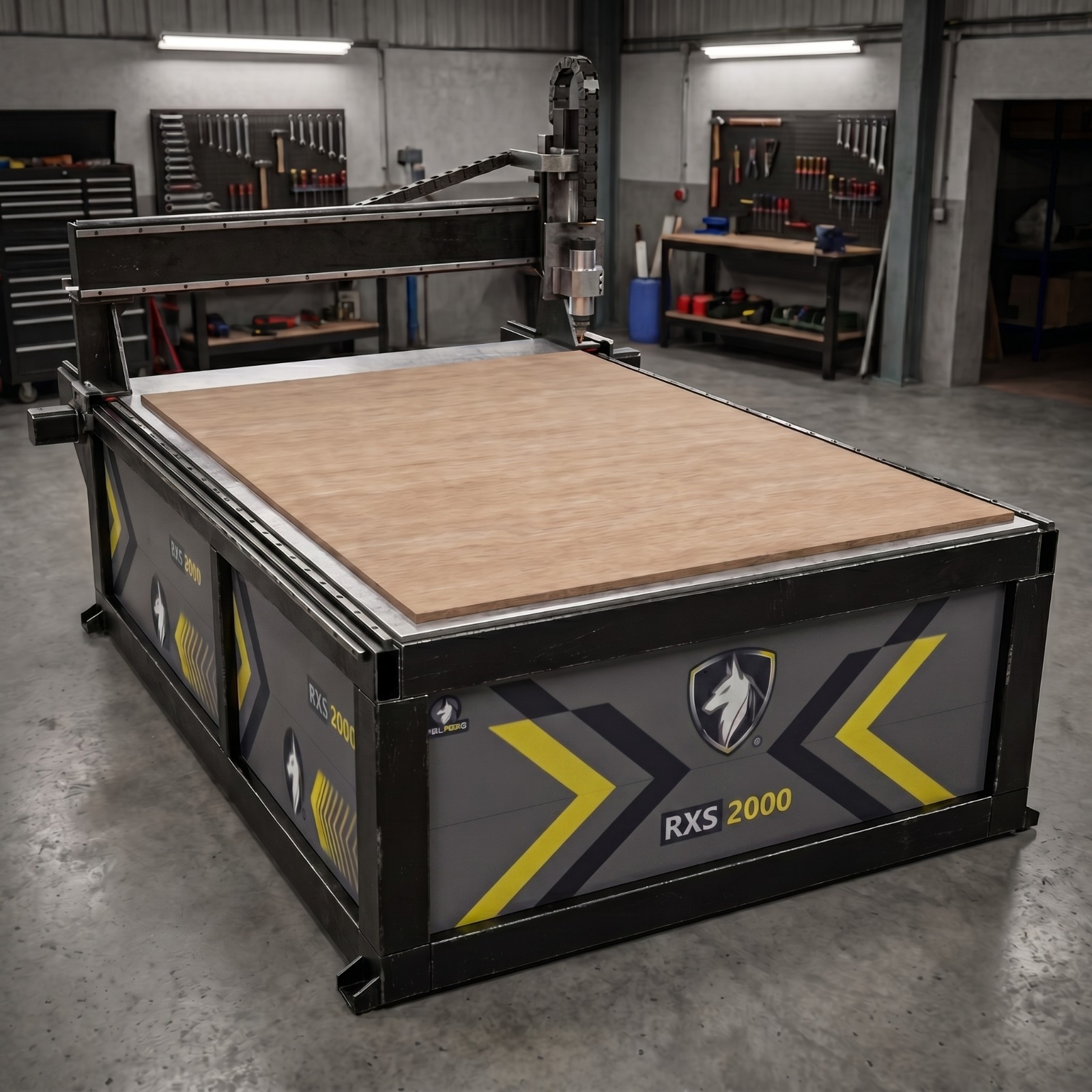 Router CNC para corte e usinagem